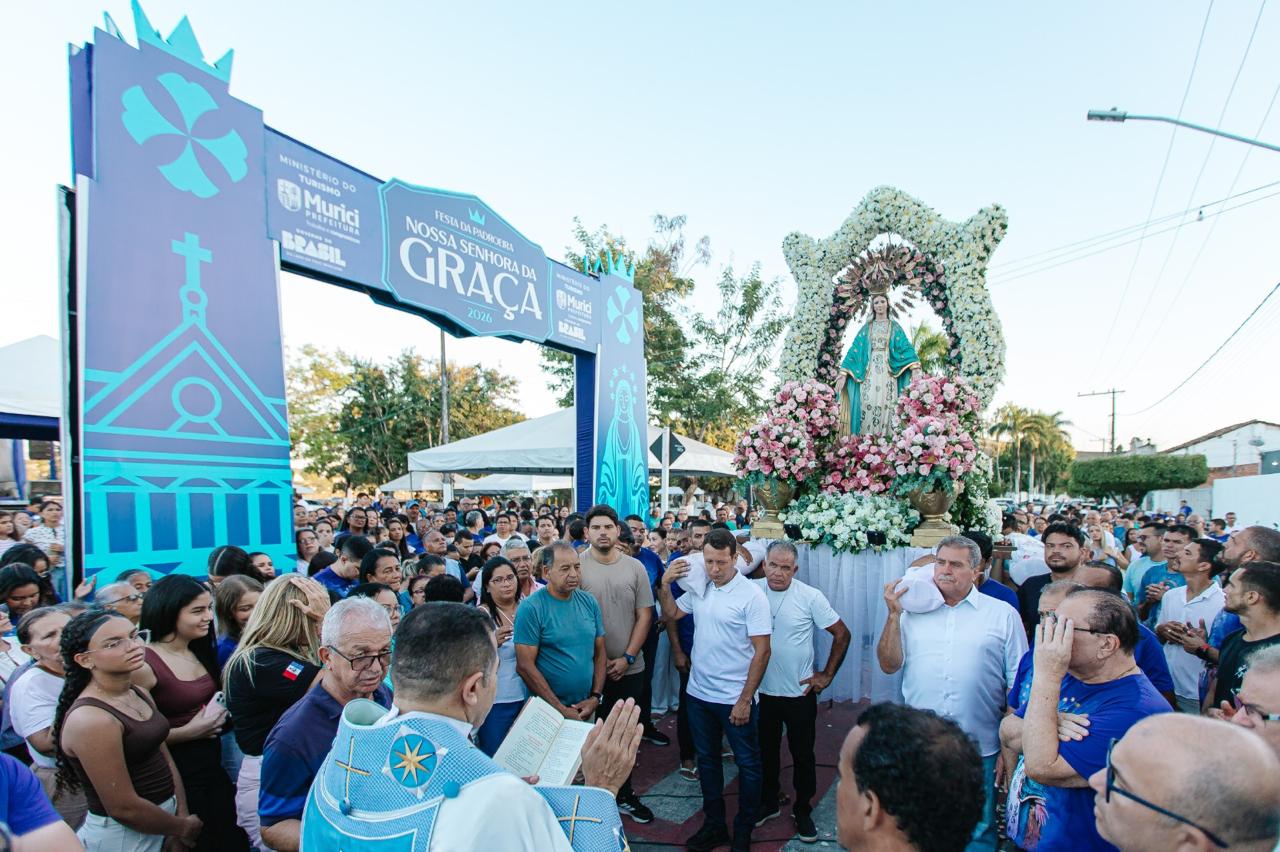 Murici celebra festejos à Nossa Senhora da Graça, padroeira da cidade 