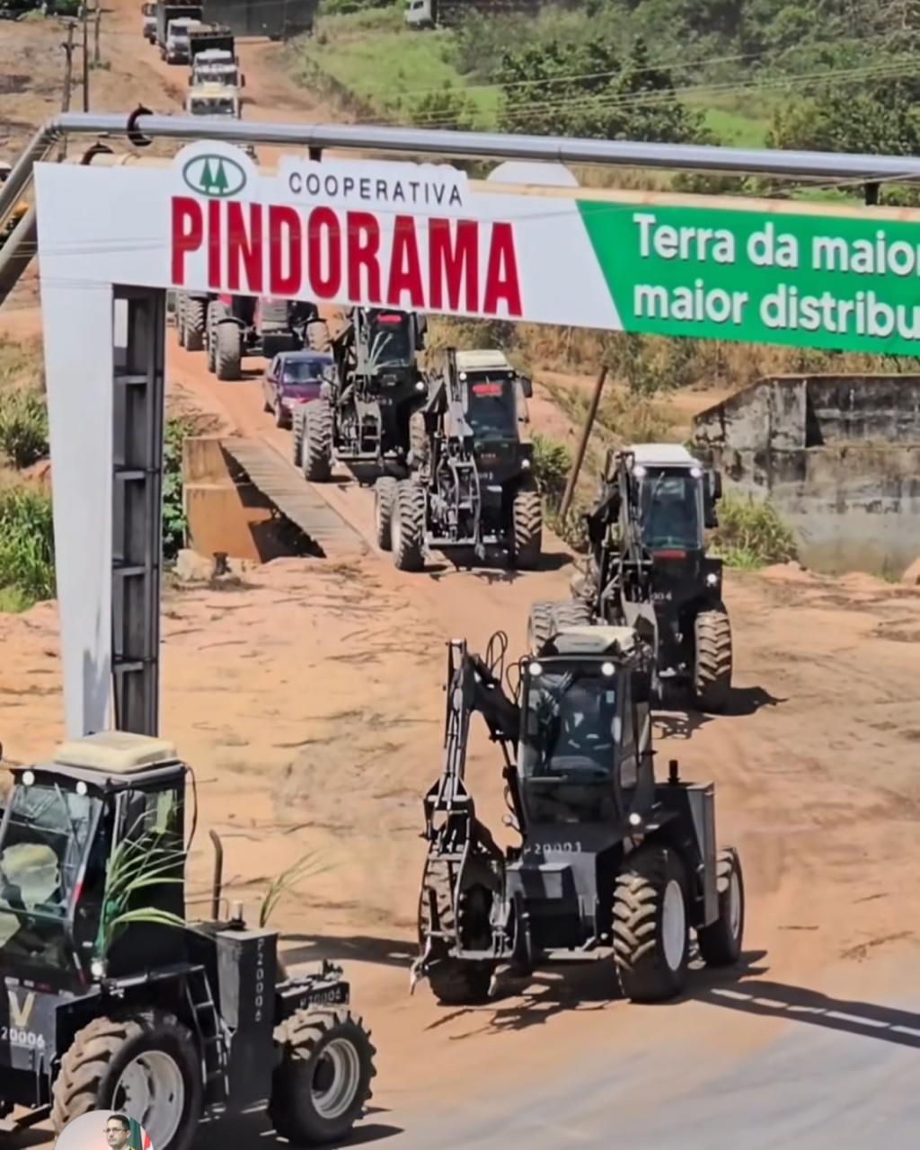 Pindorama encerra safra canaveira 2025/2026 com desfile de máquinas e números expressivos