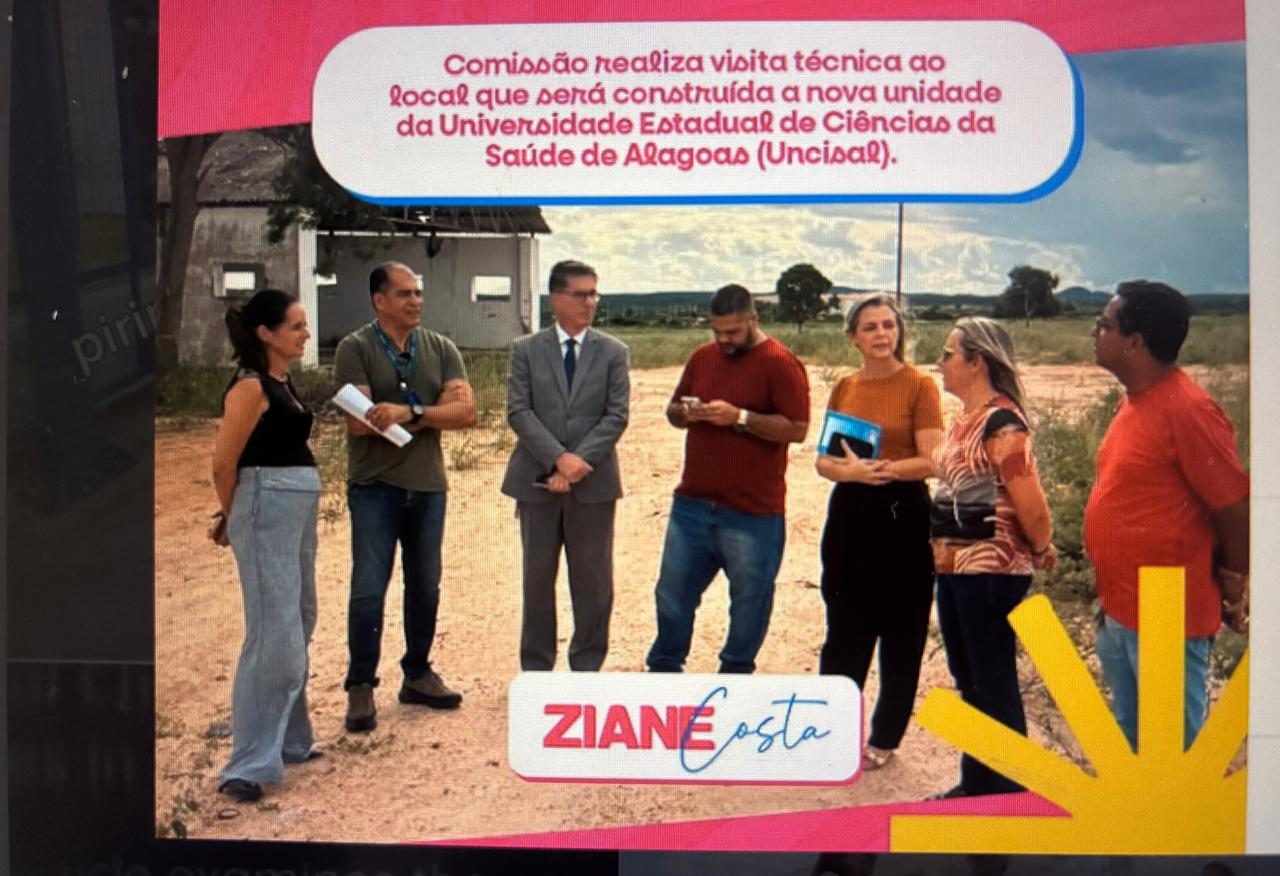 Delmiro no alvo para implantar curso de Medicina; aval técnico de terreno impulsiona projeto que irá transformar o sertão alagoano