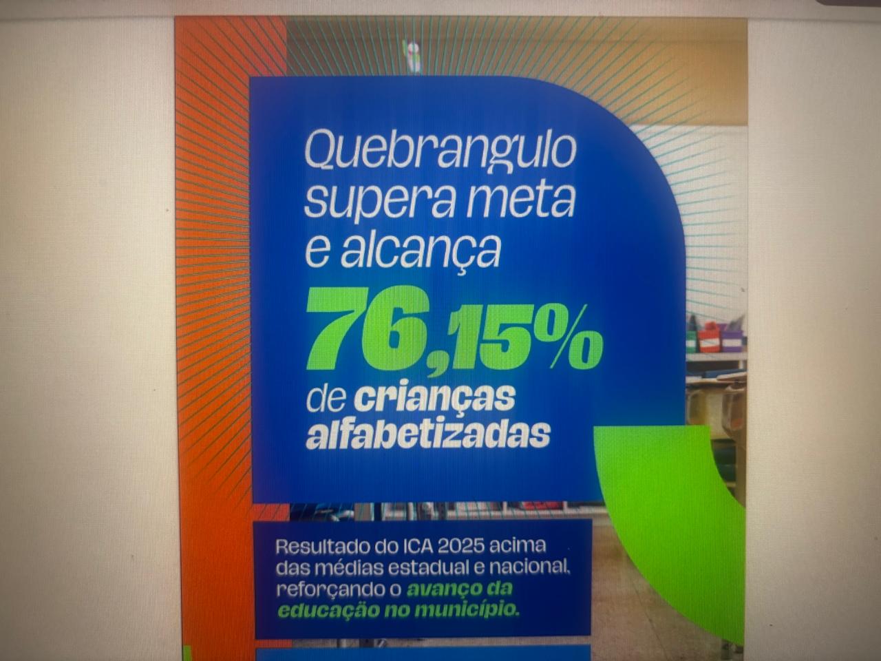 Em Alagoas, Quebrangulo supera metas e se torna referência em alfabetização 