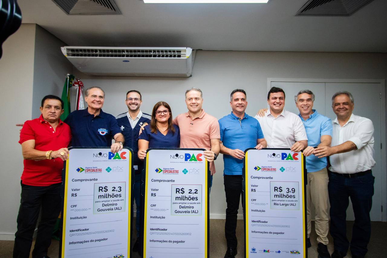 Delmiro/AL recebe suporte Federal para construção de um CAPS e uma UBS; solenidade ocorreu em Maceió