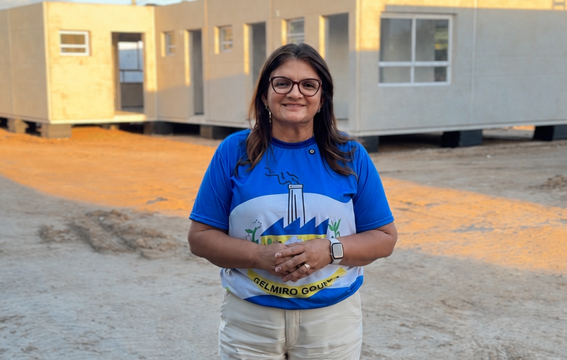 Em Delmiro, prefeita revela que município avança com maior pacote já visto de obras na educação infantil