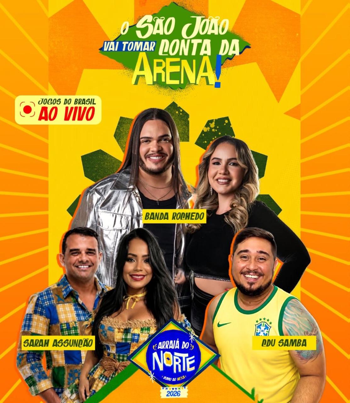 Futebol, forró e tradição: Santa Luzia do Norte vibra com o "Arraiá do Norte 2026"