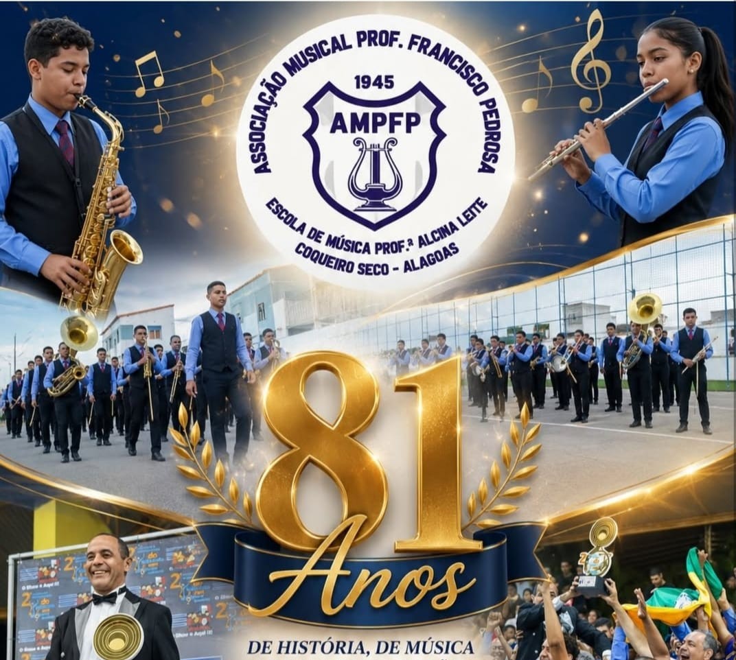Filarmônica Professor Francisco Pedrosa celebra 81 anos de história, música e inovação em AL