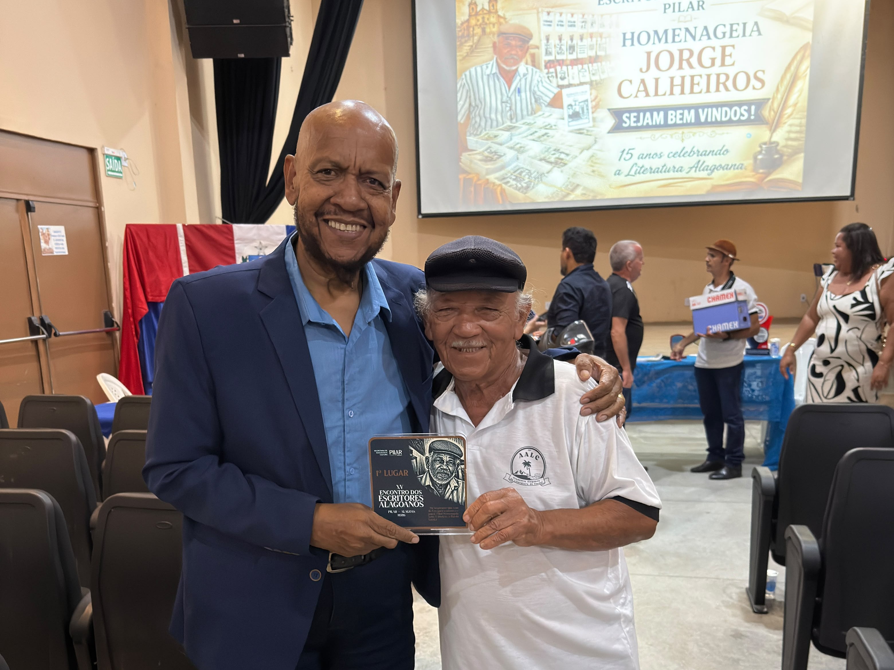 Poeta Pedão é o grande vencedor do troféu literário do  XV Encontro dos Escritores Alagoanos  ocorrido no Pilar