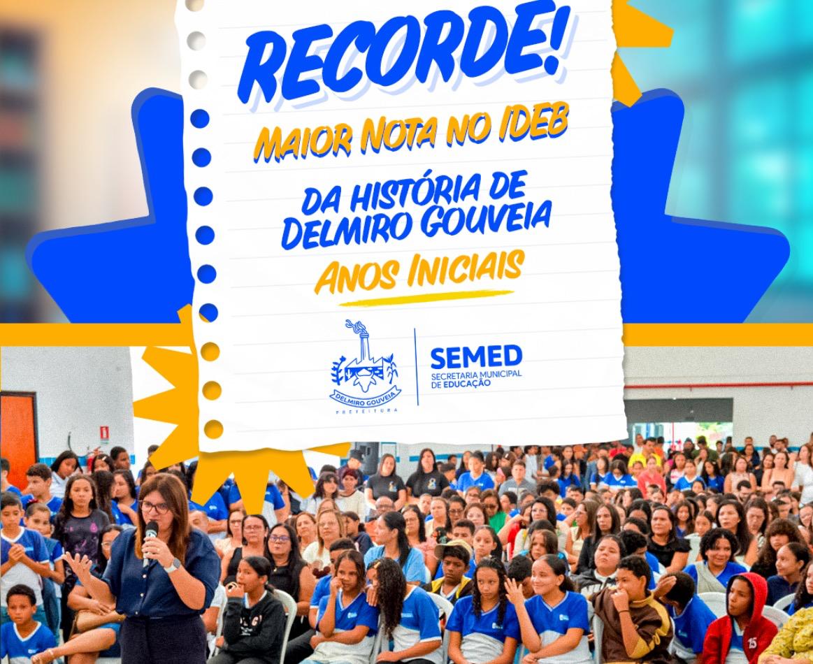 Após superação de metas, Delmiro Gouveia celebra melhor desempenho educacional em uma década