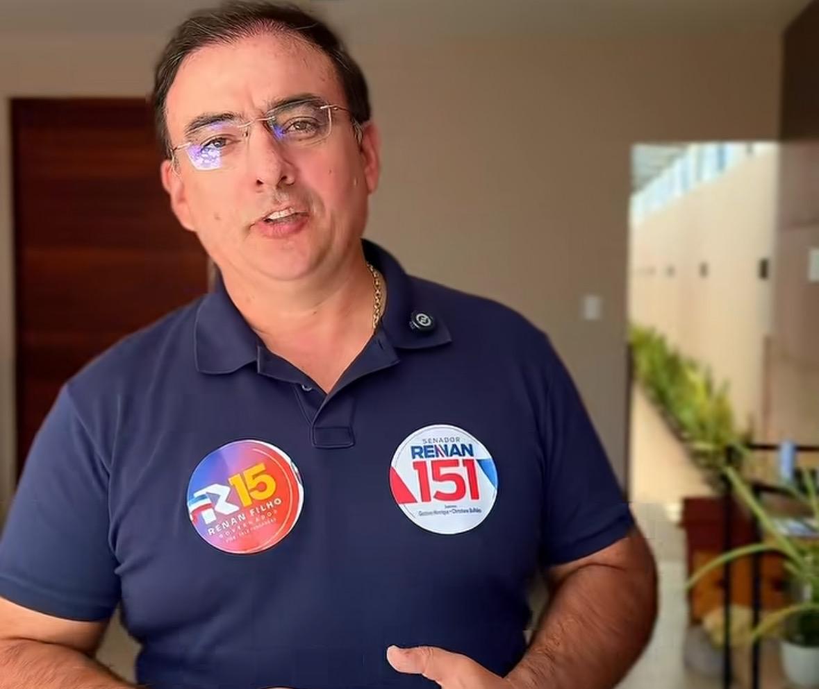 Leandro Silva recebe em Junqueiro, Paulo Dantas e Renan Calheiros em ato pelas candidaturas do seu grupo político