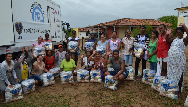 LBV vai a Batalha e Taquarana atender comunidades pobres com cestas básicas