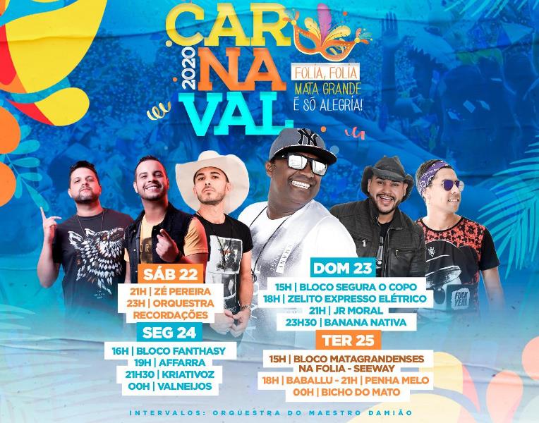 Mata Grande/AL destaca que seu Carnaval será sensação da folia sertaneja