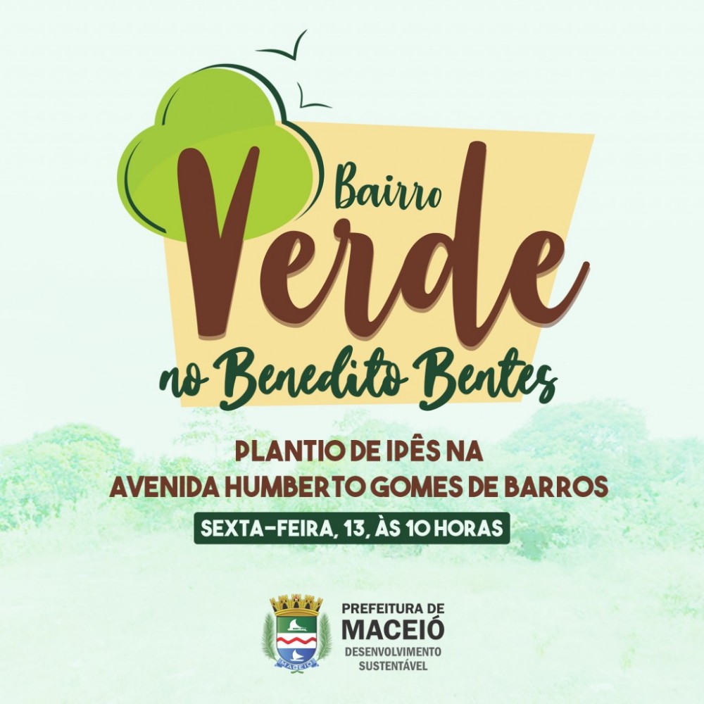 BAIRRO VERDE - Nova avenida ganha 100 ipês, nesta sexta-feira