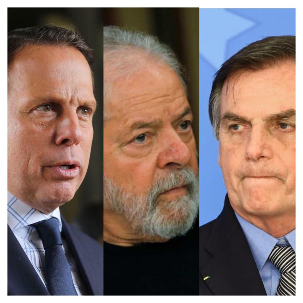 CONTRA UM INIMIGO MAIOR - Doria e Lula estão juntos em oposição a Bolsonaro