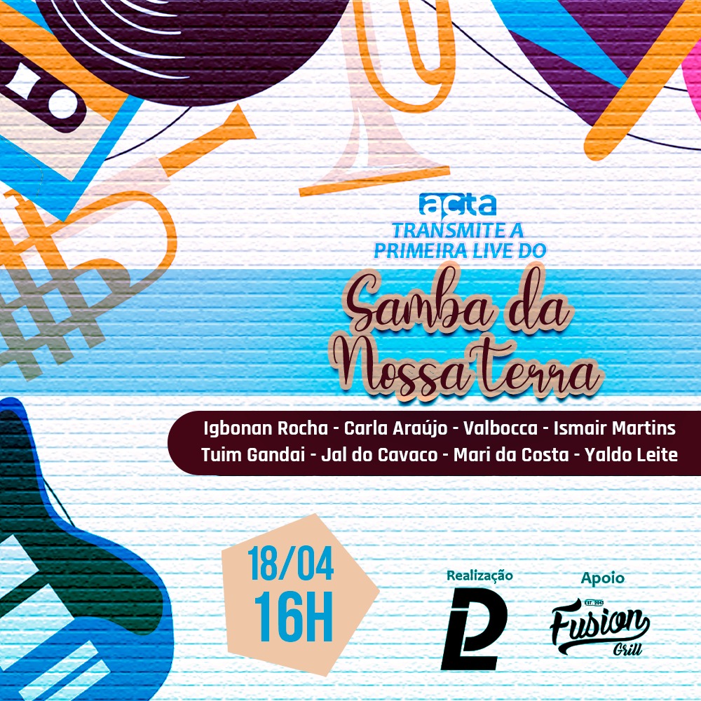 É HOJE! Live do Samba da Nossa Terra