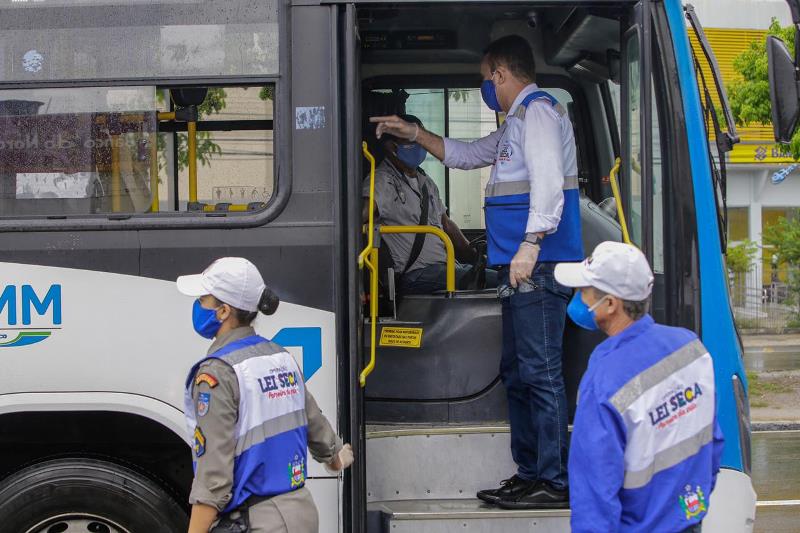 Detran fiscaliza se população cumpre recomendações de prevenção à Covid-19