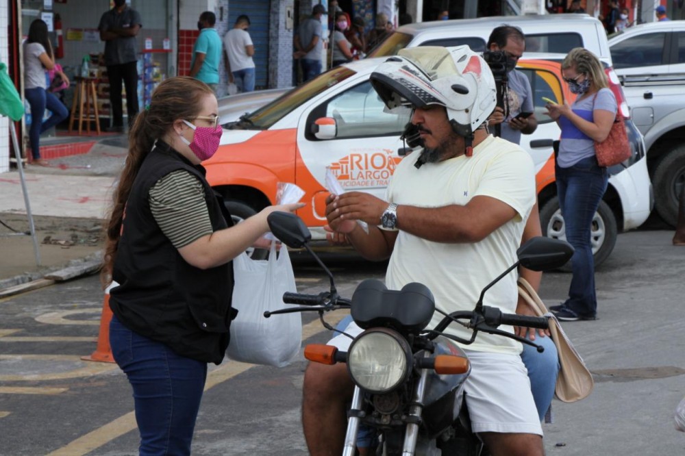 Operação conjunta em Rio Largo busca a redução do número de vítimas do coronavírus