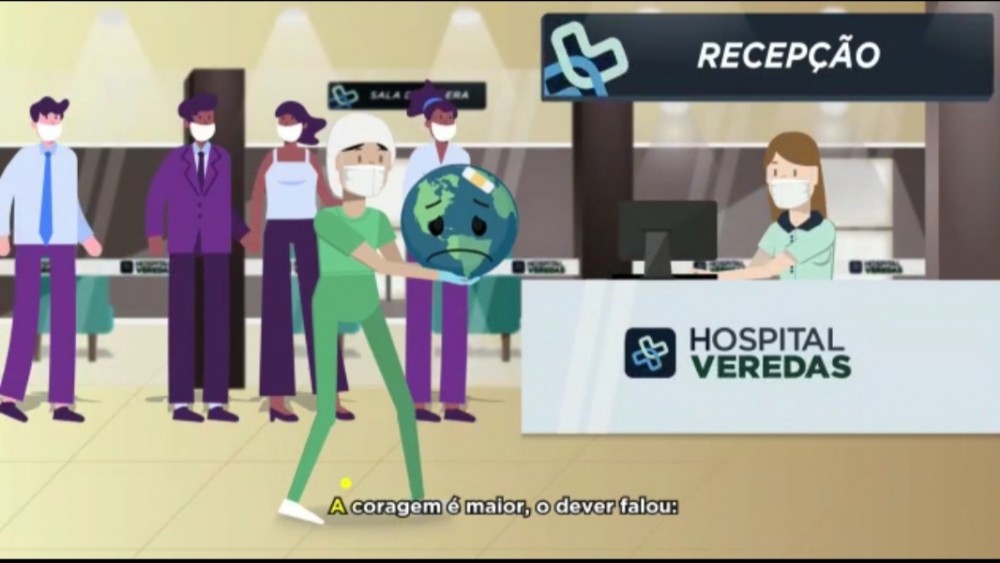 Hospital Veredas divulga vídeo como integrante da luta contra coronavírus   