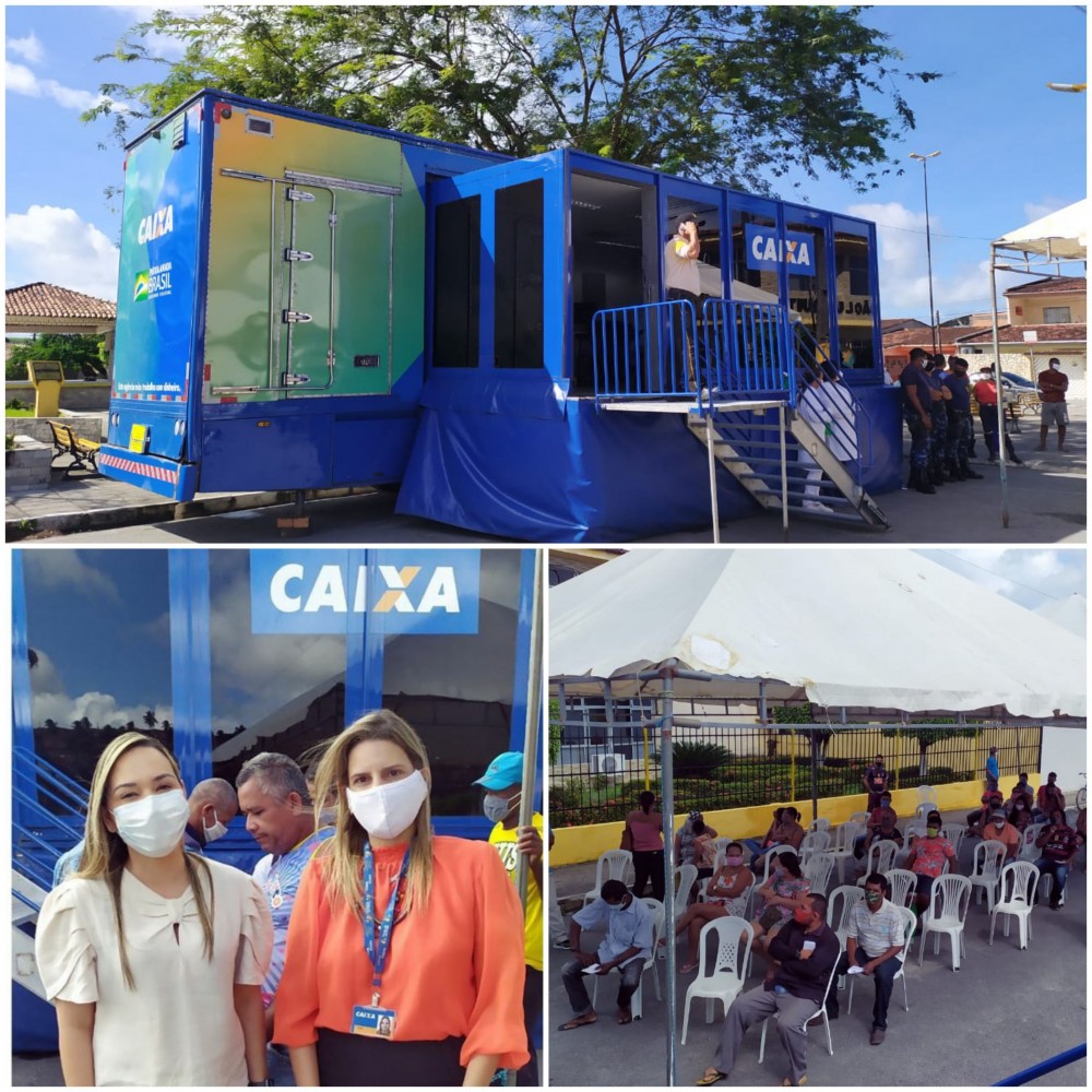 São Luís do Quitunde larga na frente em AL com serviço da Caixa para atender Auxílio Emergencial
