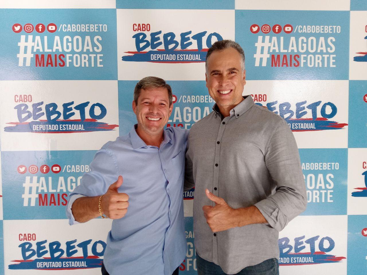 APOIO DE PESO - Cabo Bebeto declara apoio incondicional ao advogado Adriano Ramos para vereador de Pilar