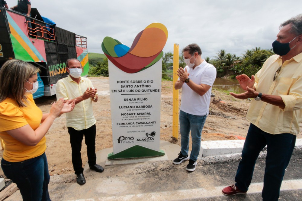 Governo do Estado inaugura ponte em São Luís e anuncia mais investimentos