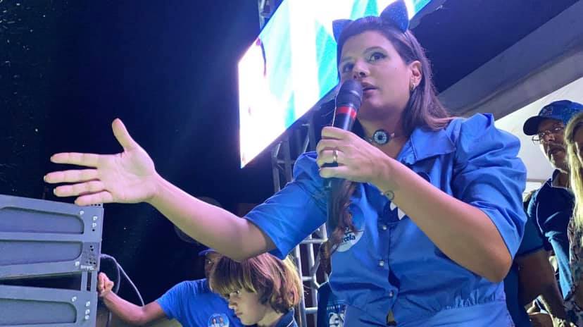 Candidata à prefeita recebe segurança especial do Estado para todo transcorrer desse final de semana