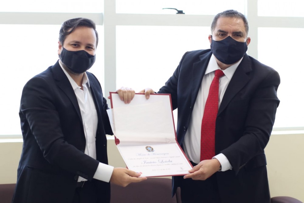 Deputado Inácio Loiola comemora homenagem recebida pela OAB/AL nesta quarta-feira