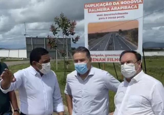 Giro político por:  São Luís, Matriz, Tapera, Palmeira,  STa. Luzia do Norte, Porto de Pedras e Junqueiro