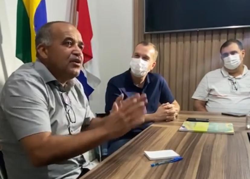 Prefeito de Tapera une força com Sérgio Toledo para urbanizar Lagoa Caiçara