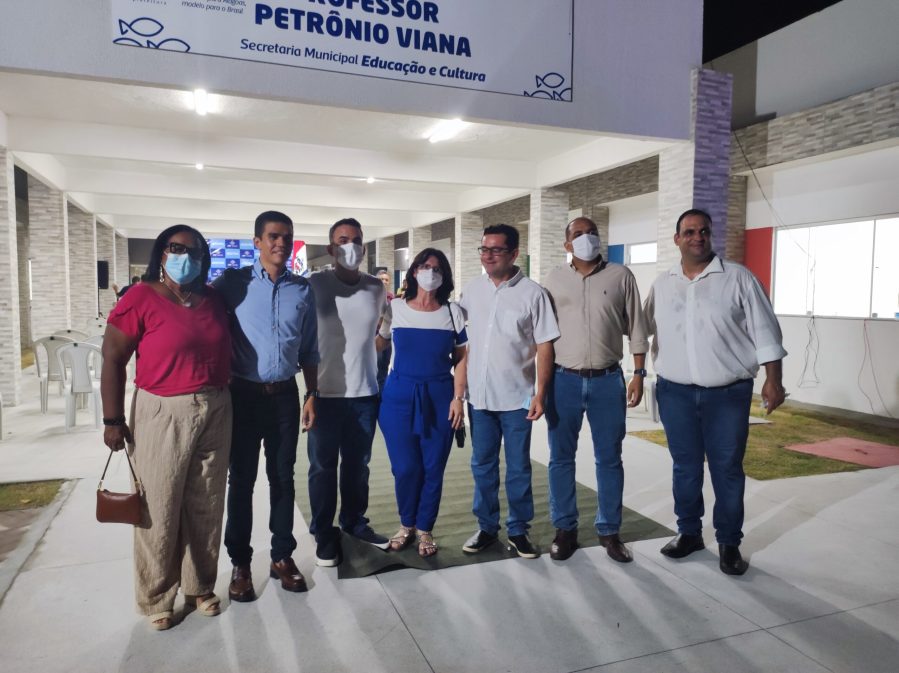 No Pilar/AL prefeito inaugura Complexo Educacional, que agregará três escolas