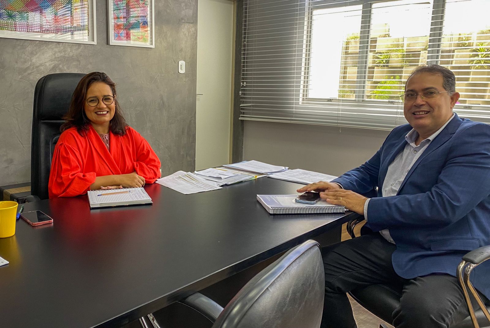 Presidente do Ipaseal apresenta novo "Modelo de Gestão" do órgão durante encontro com secretária da Seplag