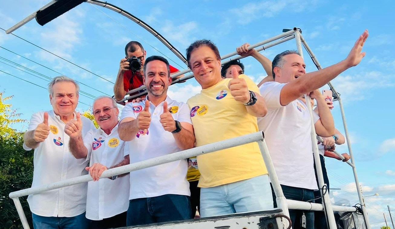 Em Taquarana, Galba Novaes participa de carreata junto com Dantas, Renan, Lessa entre outros