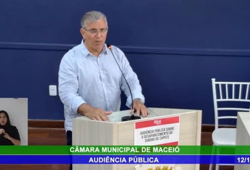 Secretário de Coqueiro Seco/AL participa de Audiência Pública em defesa do sururu