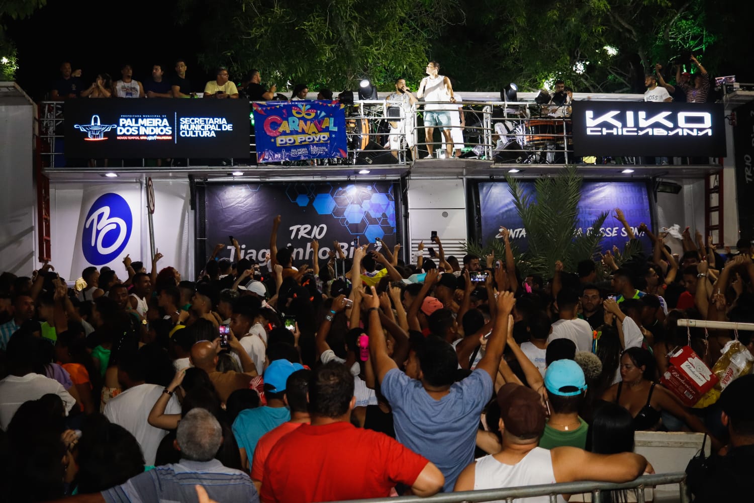 Nesta 3ª em Palmeira, blocos  Katapulta e Kanalha são as atrações das prévias carnavalescas