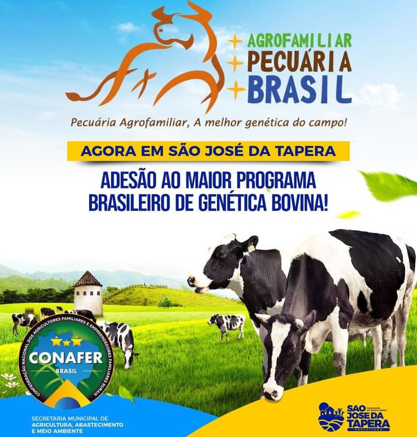 Tapera firma parceria visando avanço genético no rebanho bovino leiteiro