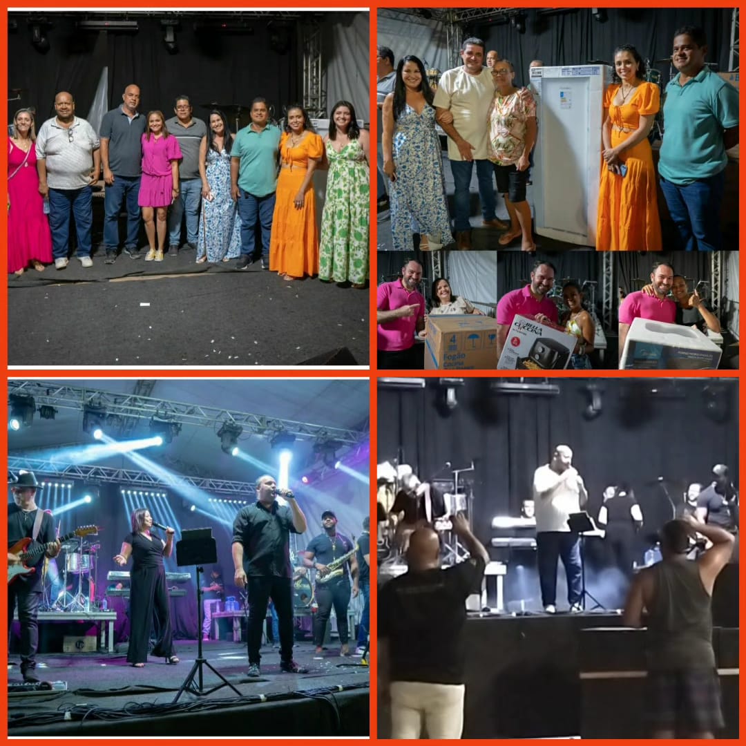 Santa Luzia do Norte/AL registra Festa das Mães sorteando eletrodomésticos e com show musical