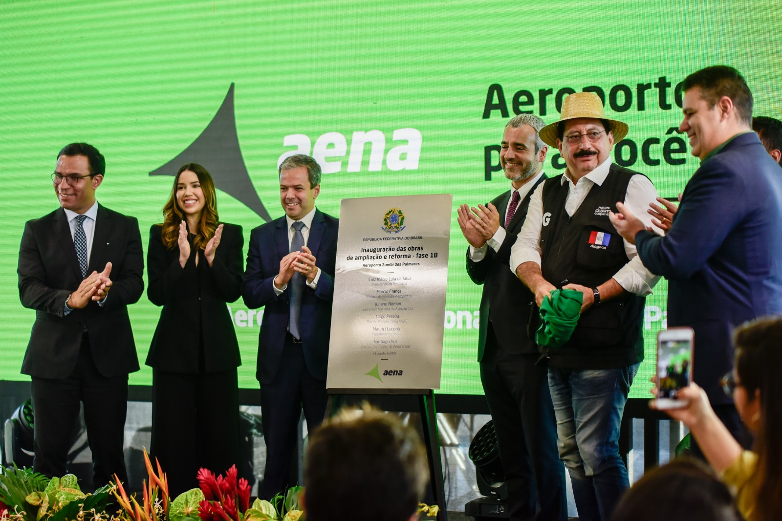 Em meio ao aniversário de R.Largo, GG marca presença na inauguração da ampliação do Aeroporto Zumbi
