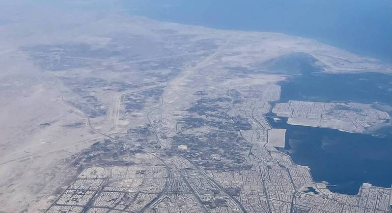 Cidade na Arábia Saudita registra sensação térmica de 57,8°C neste domingo