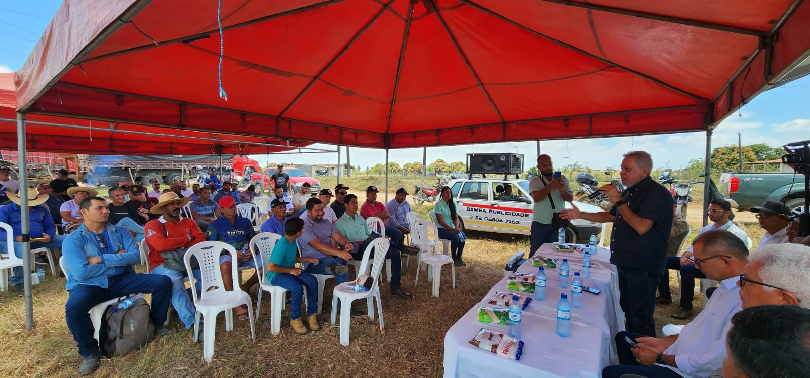 Produtores de arroz do Baixo São Francisco de AL participam de um Dia de Campo promovido pela Cooperativa Pindorama