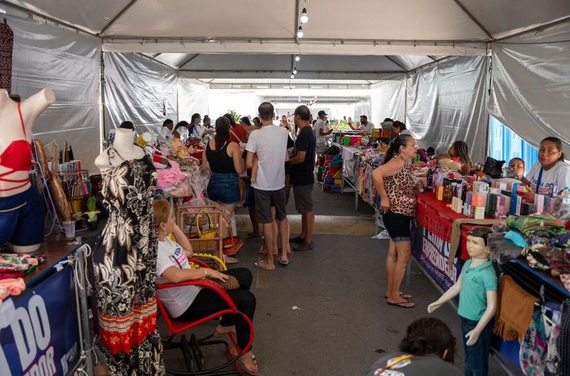 Santa Luzia do Norte  tem um sábado de muita movimentação com sua Feira do Empreendedor