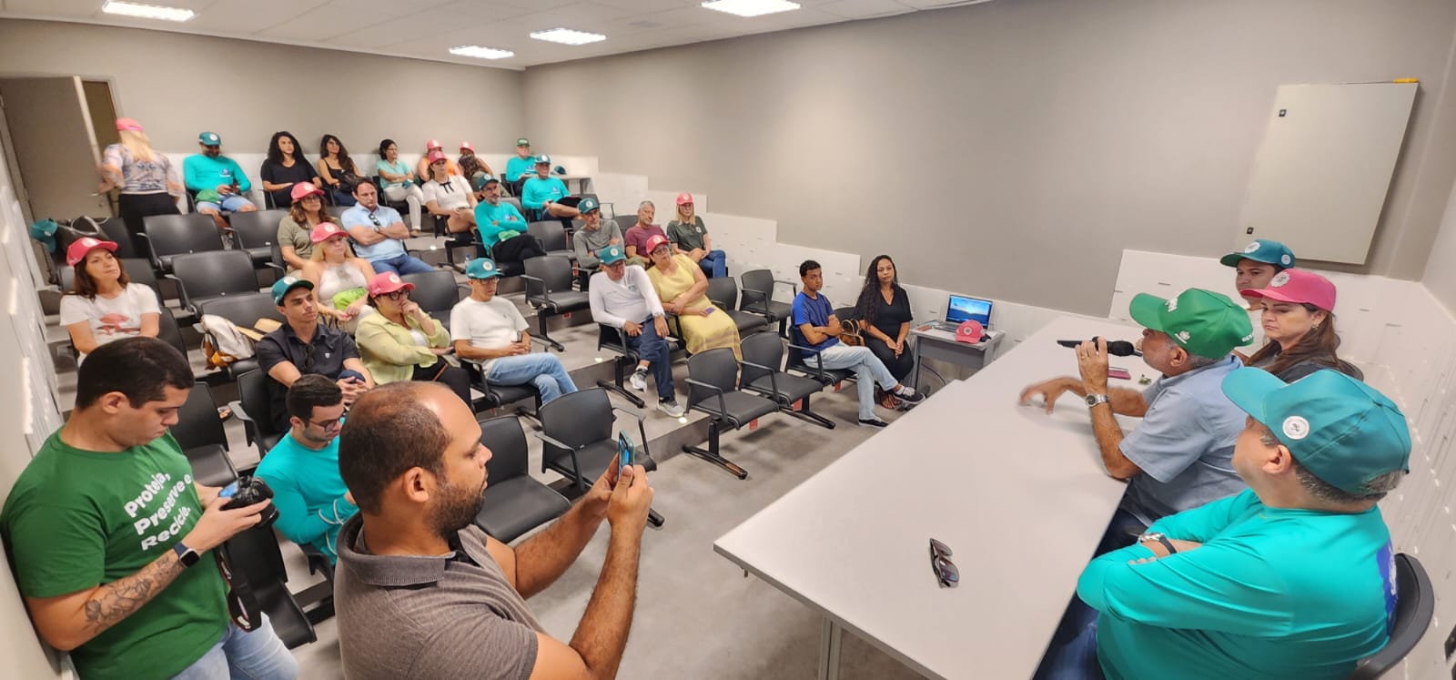 Pindorama é visitada por representantes da Associação Brasileira de Entidades Estaduais de Meio Ambiente