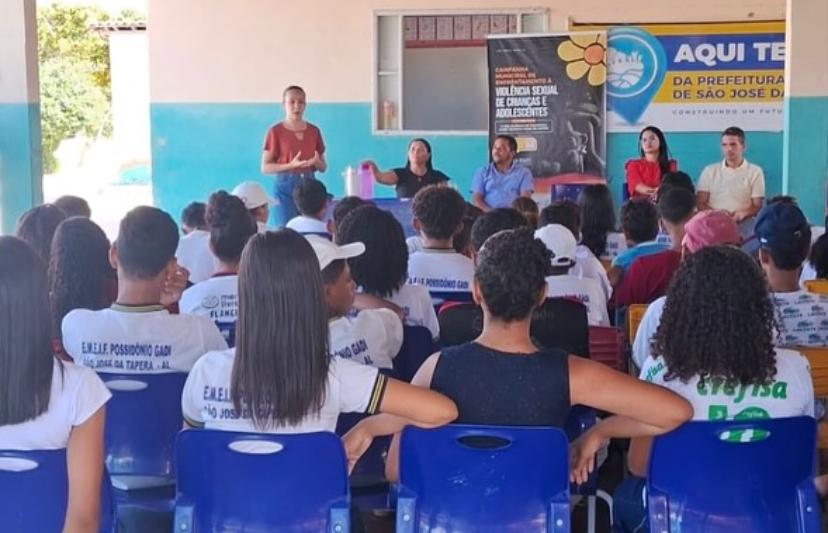Em Tapera, órgãos promovem evento sobre exploração sexual de crianças e adolescentes 