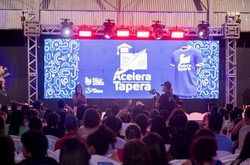 Prefeito lança: "Acelera Tapera" que disponibiliza cursos  profissionalizantes  para jovens e adultos