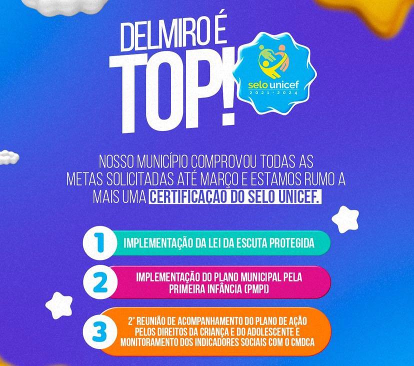 Delmiro/AL se destaca em ações para crianças e adolescentes seguindo normas do Unicef, diz prefeita  