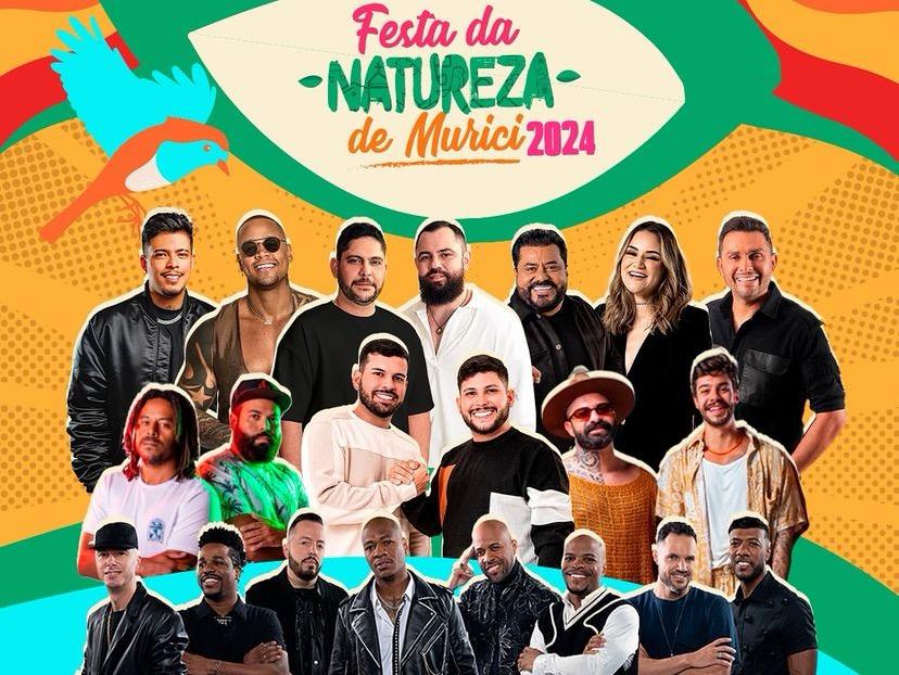 MURICI: Veja as 9 atrações musicais que vão animar a 18ª Festa da Natureza no interior de AL