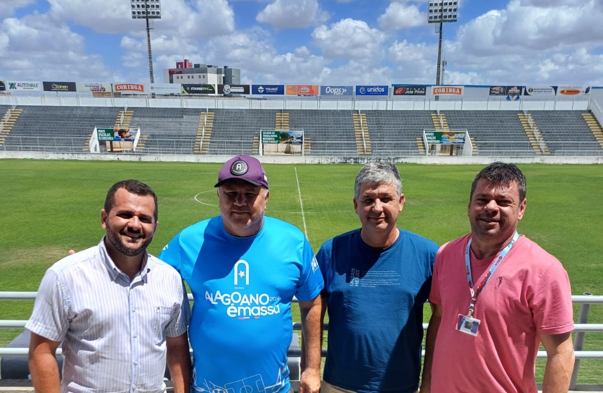 Presidente da ACEA participa de vistorias dos estádios de futebol de AL com integrantes da FAF