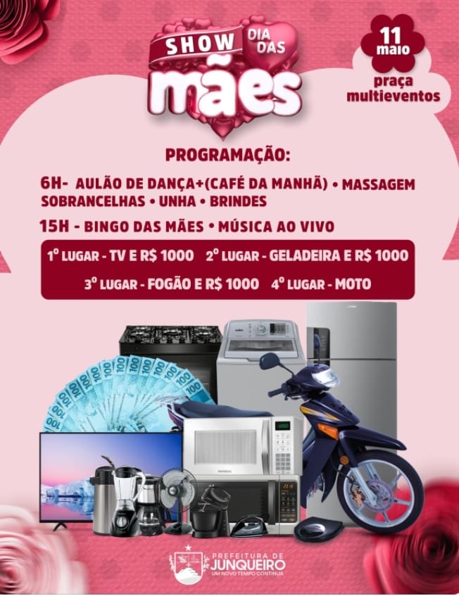Junqueiro convida as mães do município para um domingo de muita confraternização