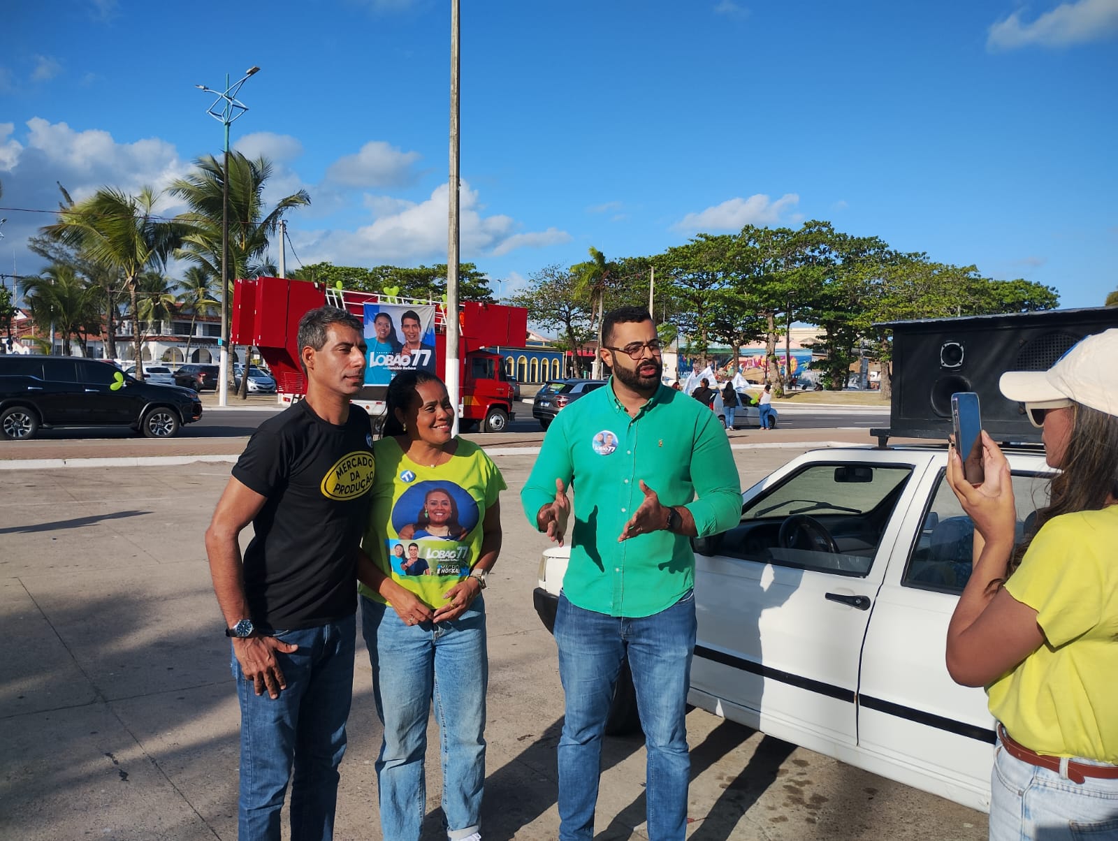 Lobão faz sua maior carreata visando eleição de domingo em Maceió