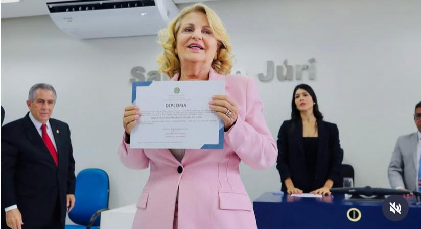 Diplomada como 1ª mulher prefeita do Pilar, Fátima promete honrar legado de seu sobrinho, que em apenas oito anos, fez o município avançar 50 anos